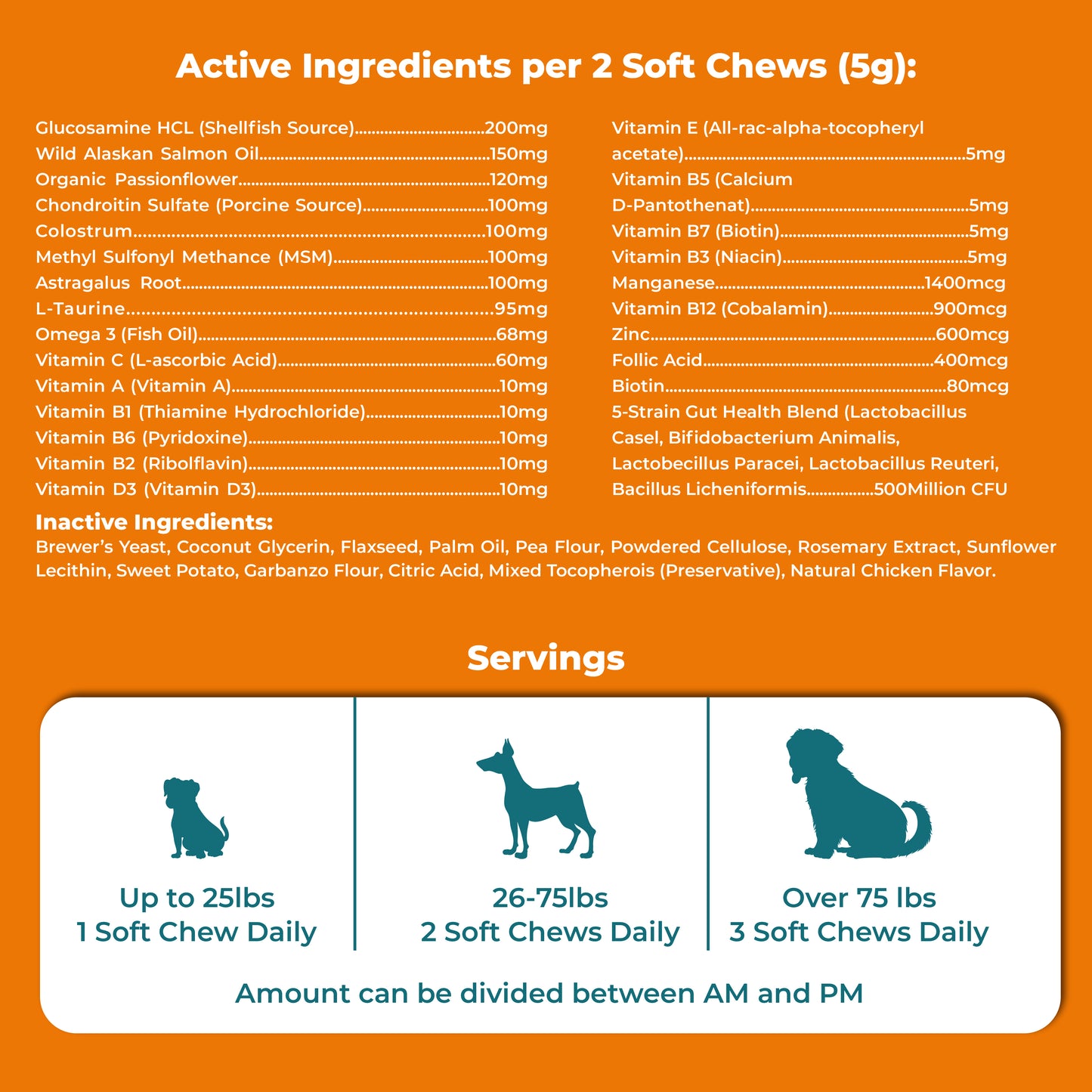 25 in 1 Multivitamins for Dogs