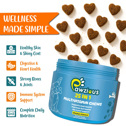 25 in 1 Multivitamins for Dogs