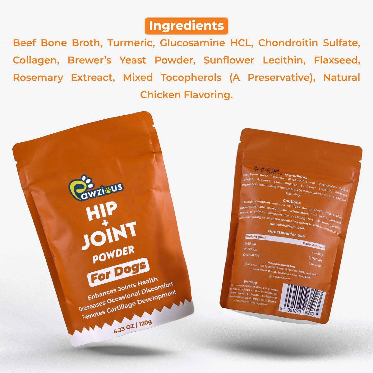 Hip and Joint Powder for Dogs