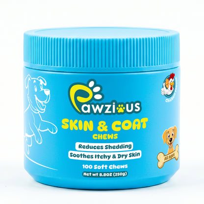 Dog Skin and Coat Supplement Chews