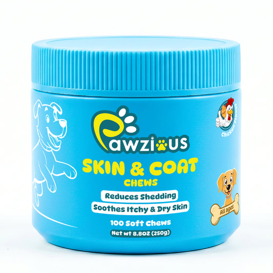Dog Skin and Coat Supplement Chews