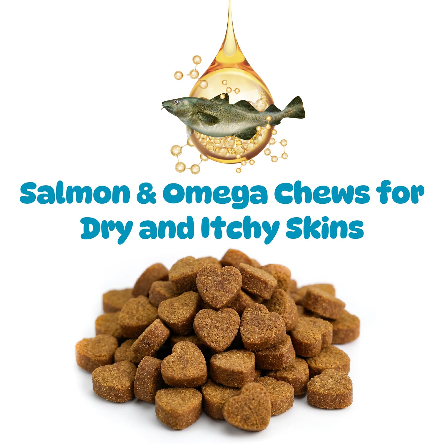 Dog Skin and Coat Supplement Chews