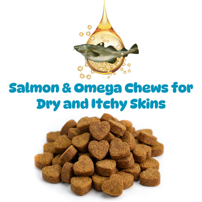 Dog Skin and Coat Supplement Chews